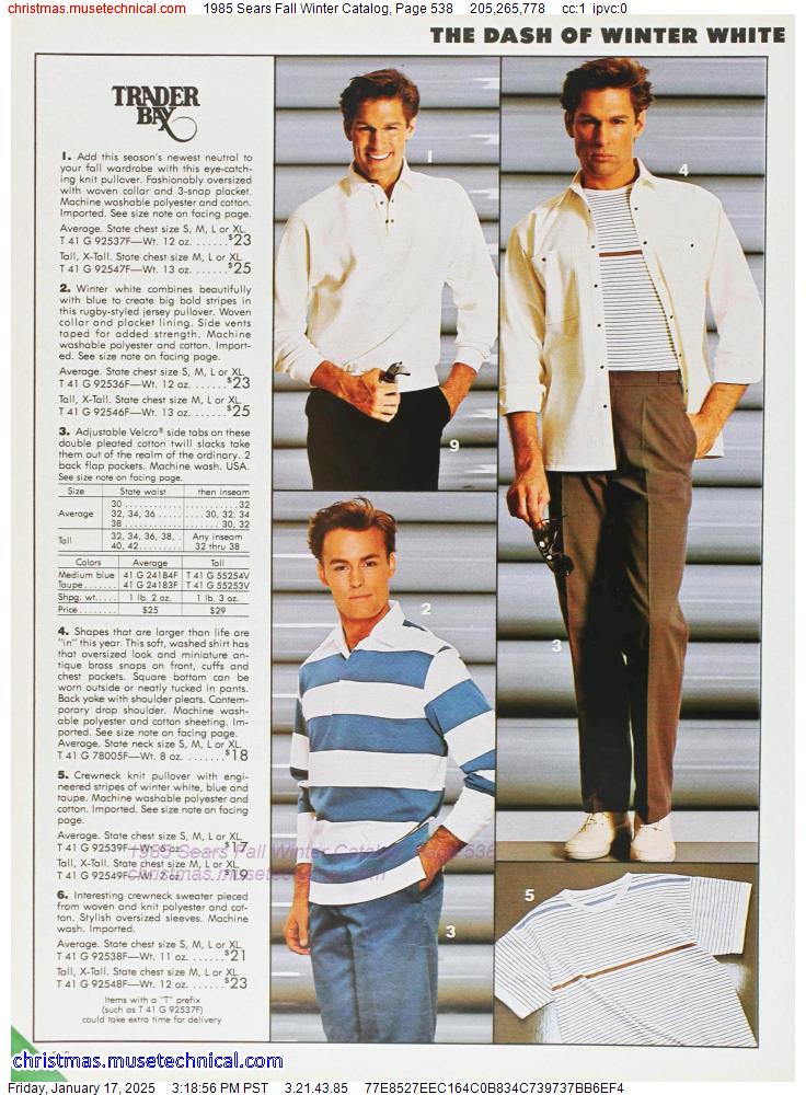 1985 Sears Fall Winter Catalog, Page 538