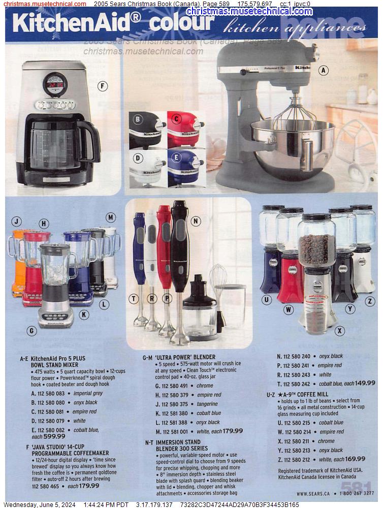 2005 Sears Christmas Book (Canada), Page 589
