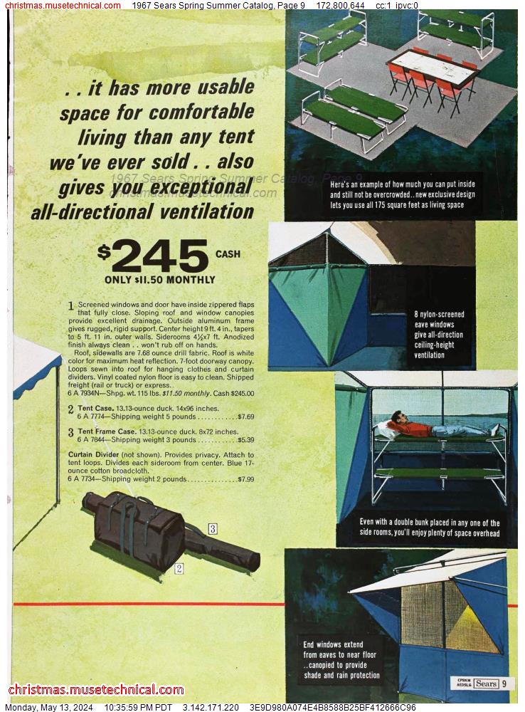 1967 Sears Spring Summer Catalog, Page 9
