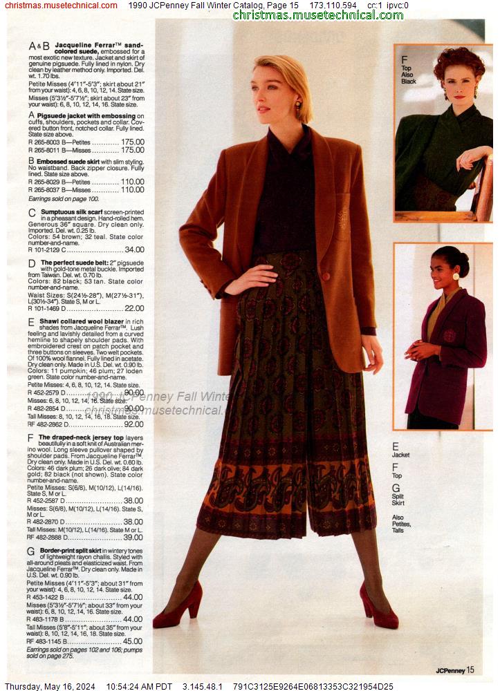 1990 JCPenney Fall Winter Catalog, Page 15