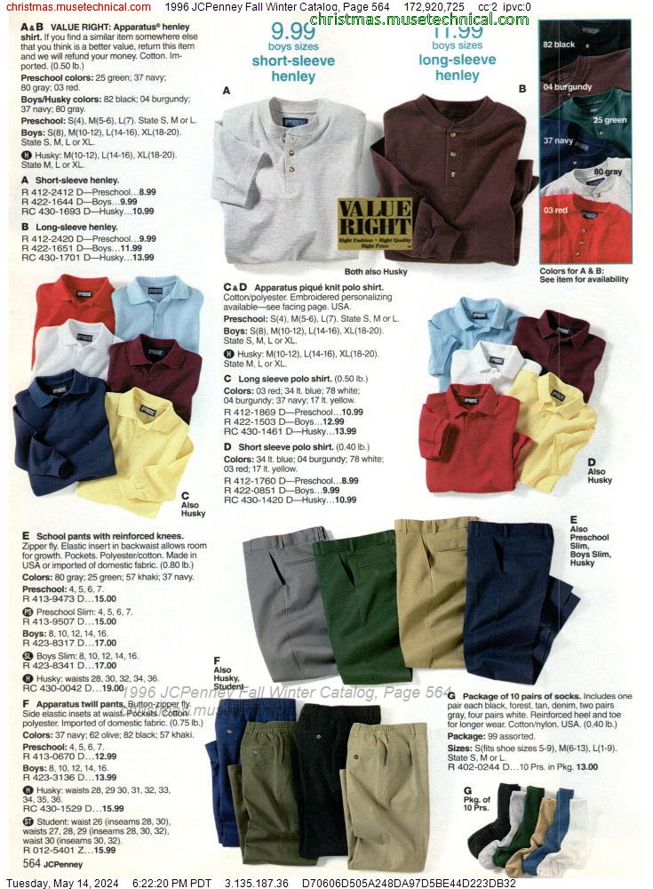 1996 JCPenney Fall Winter Catalog, Page 564
