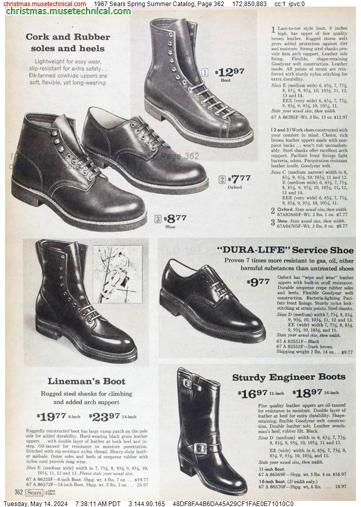 1967 Sears Spring Summer Catalog, Page 362