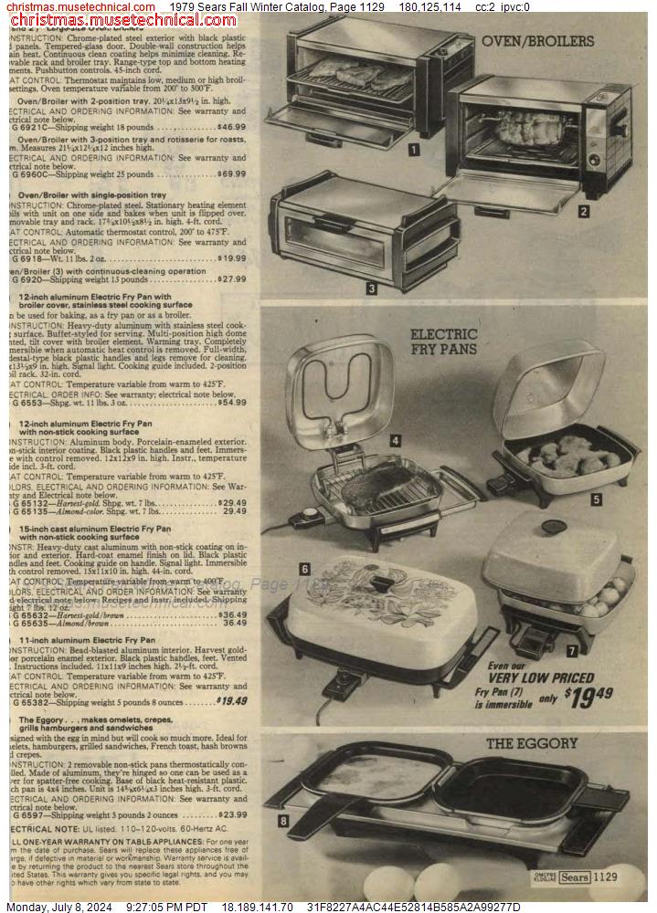 1979 Sears Fall Winter Catalog, Page 1129