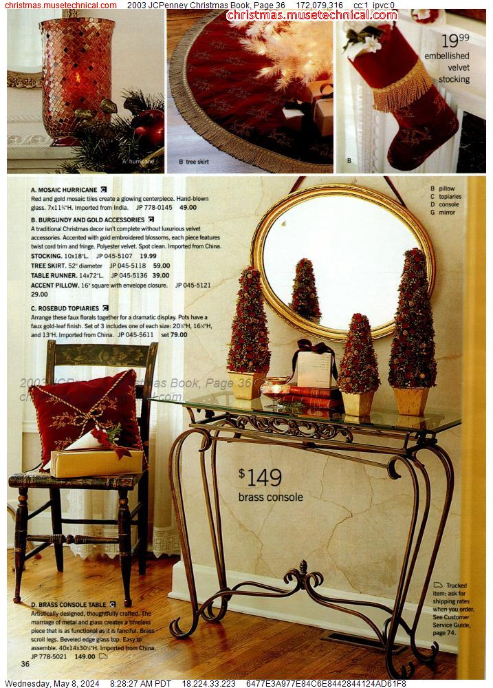 2003 JCPenney Christmas Book, Page 36