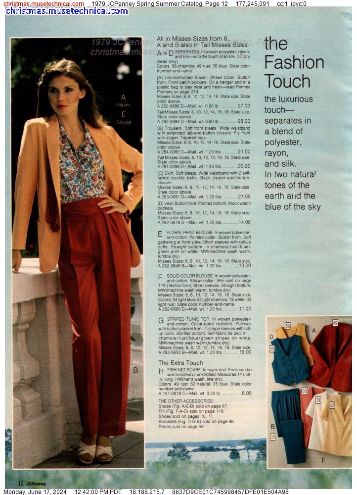 1979 JCPenney Spring Summer Catalog, Page 12