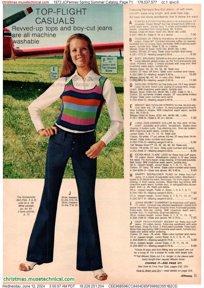 1973 JCPenney Spring Summer Catalog, Page 71
