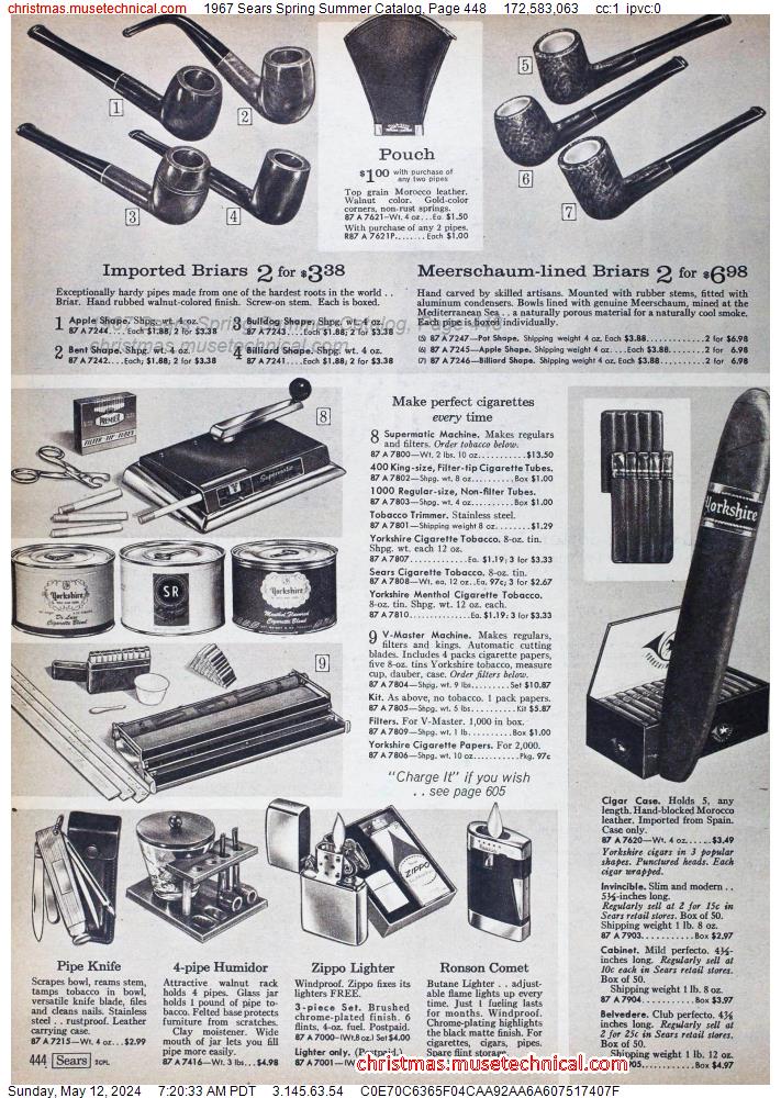1967 Sears Spring Summer Catalog, Page 448