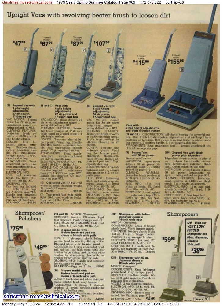 1979 Sears Spring Summer Catalog, Page 963