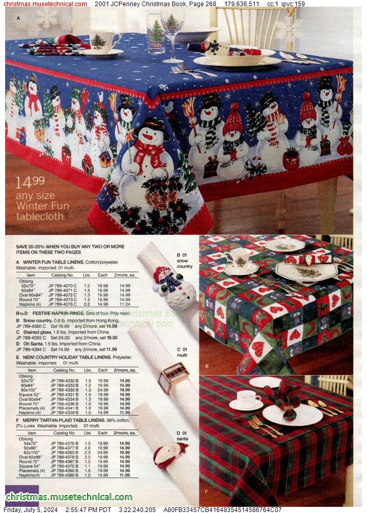 2001 JCPenney Christmas Book, Page 268