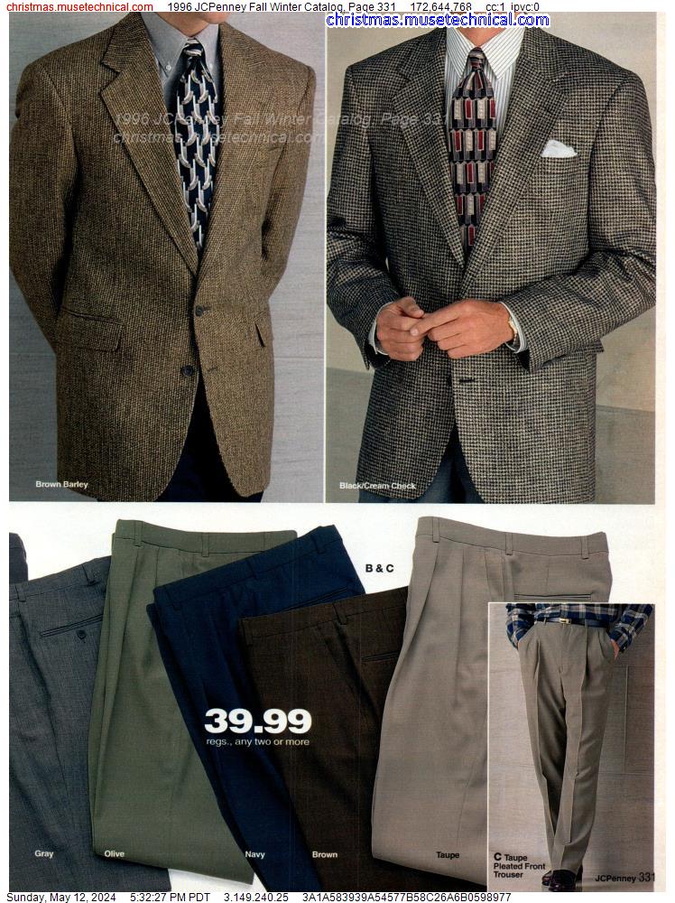 1996 JCPenney Fall Winter Catalog, Page 331