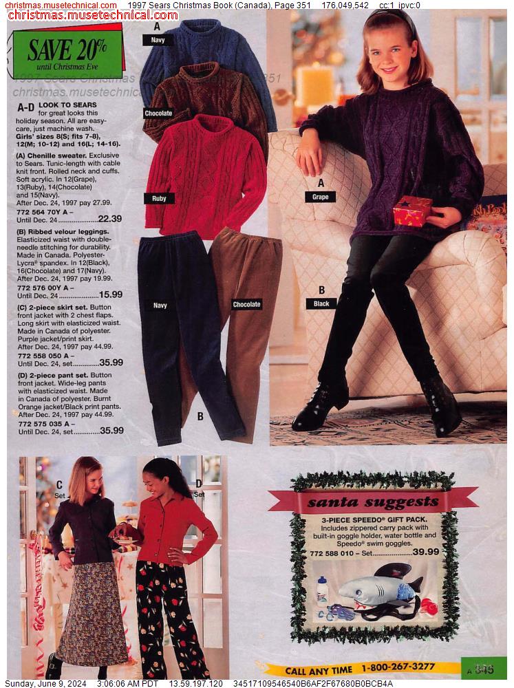 1997 Sears Christmas Book (Canada), Page 351