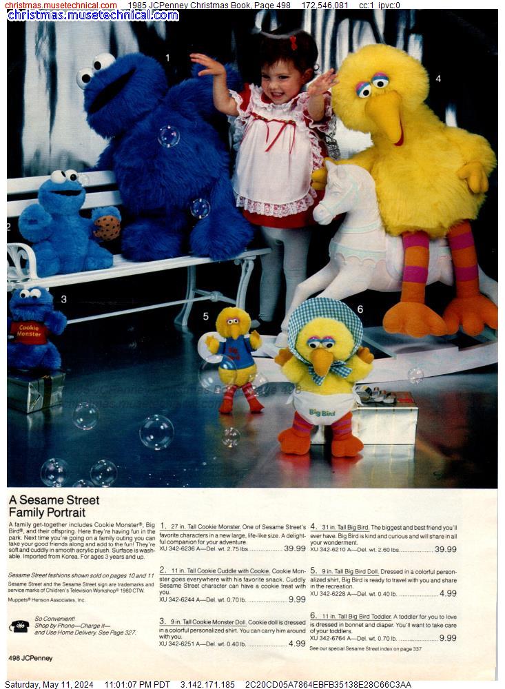 1985 JCPenney Christmas Book, Page 498