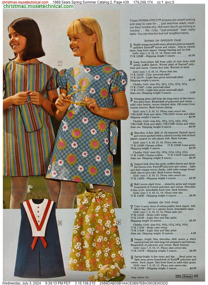 1968 Sears Spring Summer Catalog 2, Page 439
