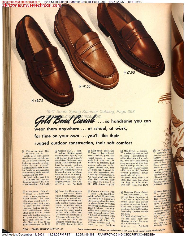 1947 Sears Spring Summer Catalog, Page 358