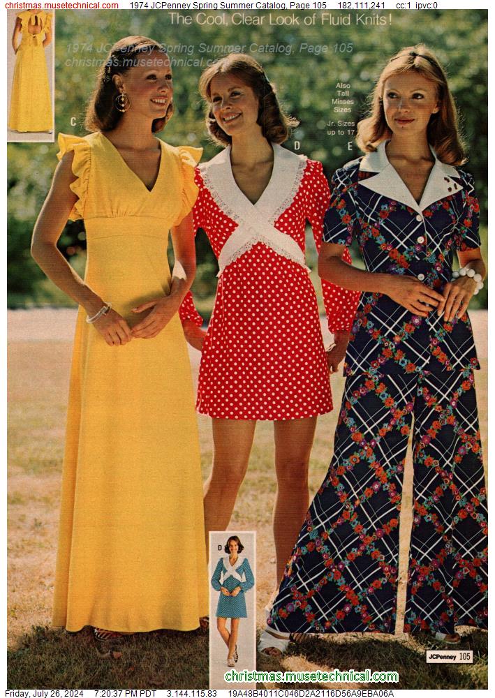 1974 JCPenney Spring Summer Catalog, Page 105