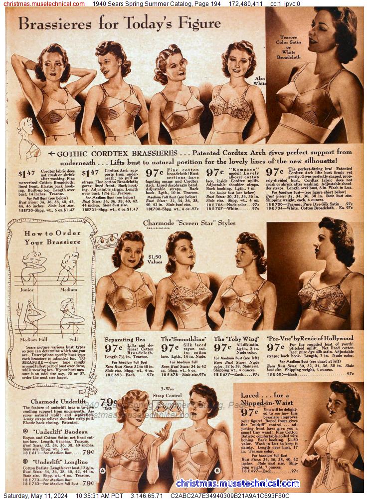 1940 Sears Spring Summer Catalog, Page 194