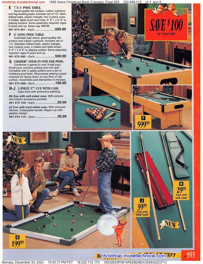 1998 Sears Christmas Book (Canada), Page 955