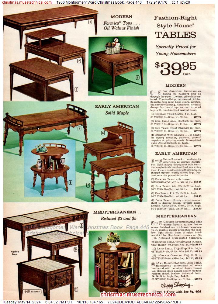 1966 Montgomery Ward Christmas Book, Page 446