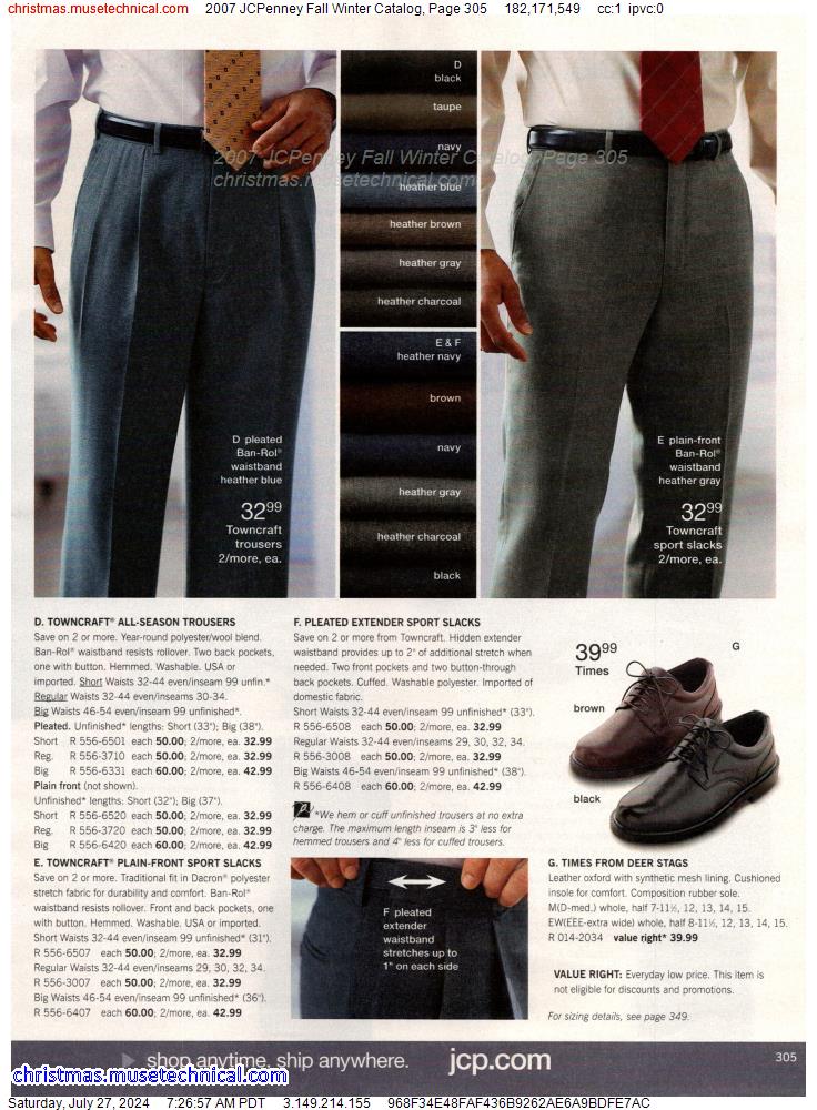 2007 JCPenney Fall Winter Catalog, Page 305