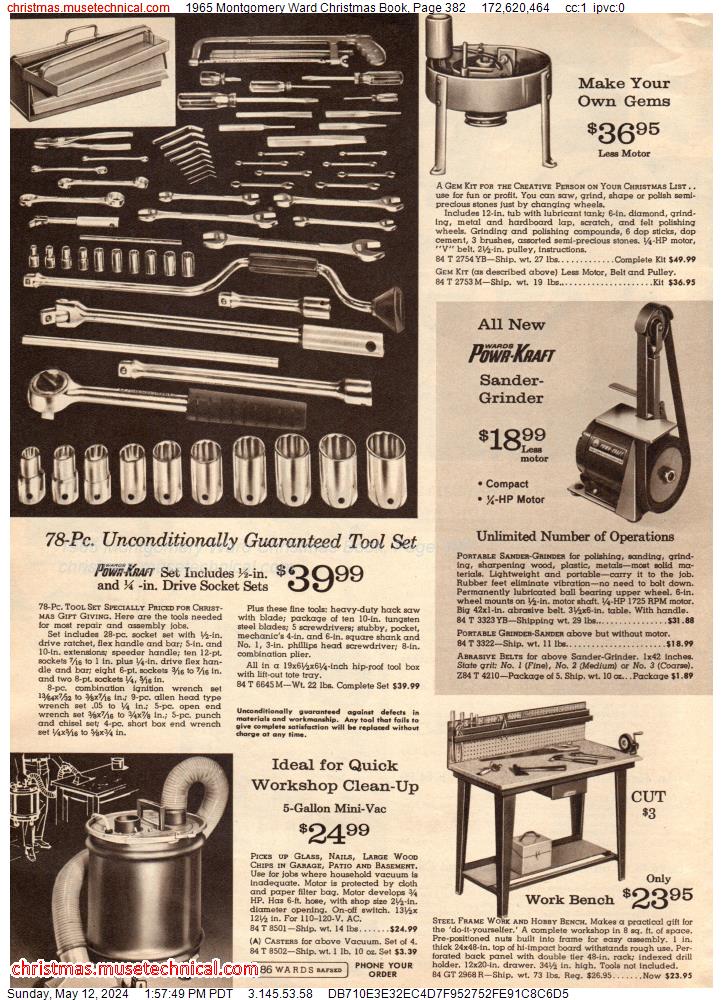 1965 Montgomery Ward Christmas Book, Page 382