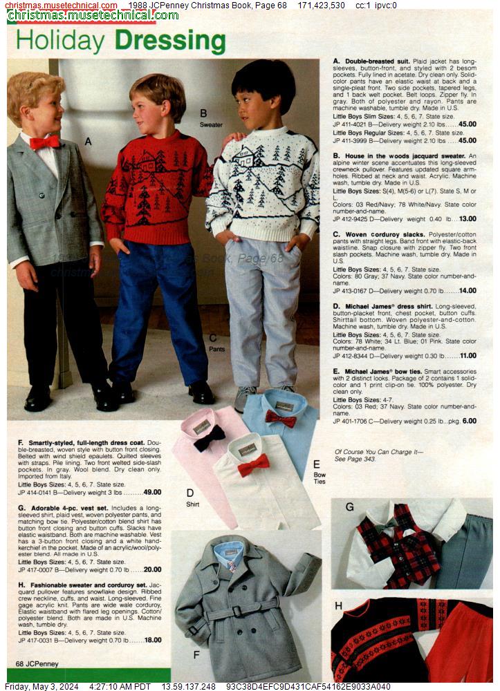 1988 JCPenney Christmas Book, Page 68