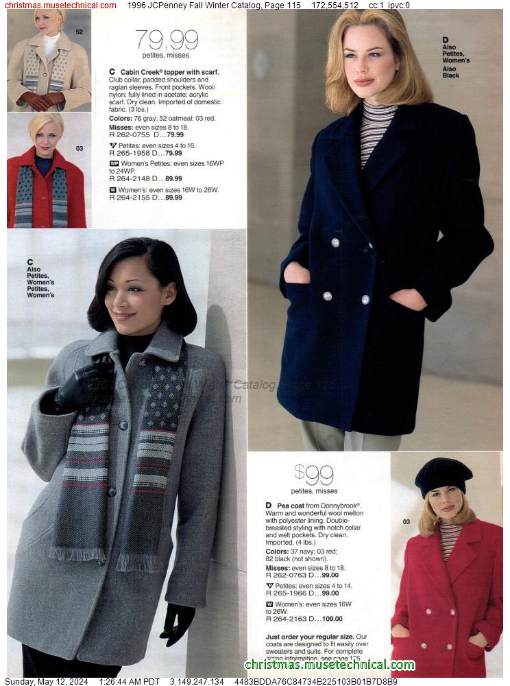 1996 JCPenney Fall Winter Catalog, Page 115