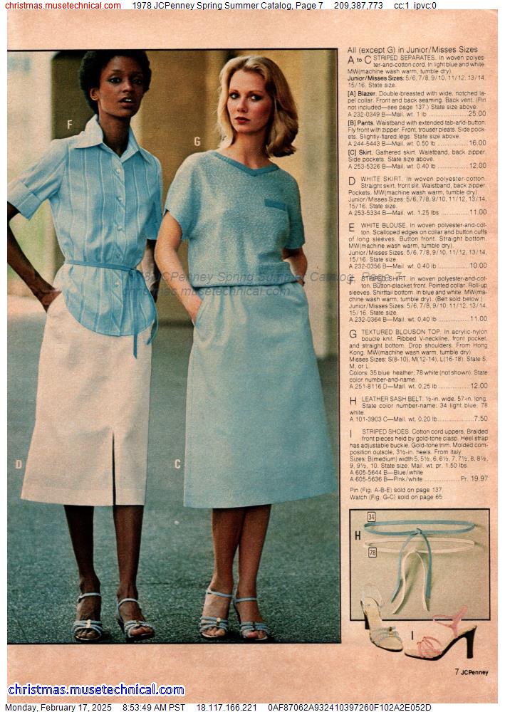 1978 JCPenney Spring Summer Catalog, Page 7