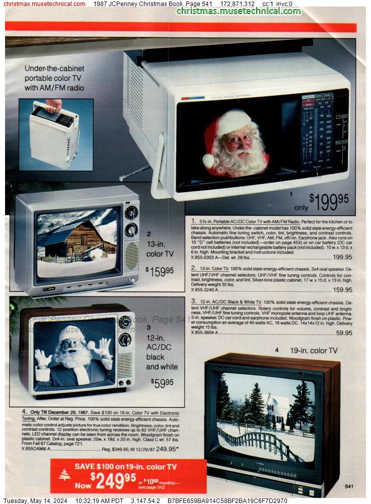 1987 JCPenney Christmas Book, Page 541