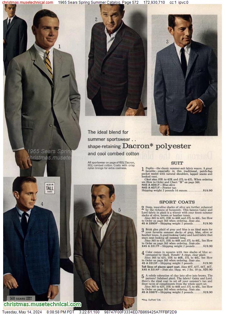 1965 Sears Spring Summer Catalog, Page 572