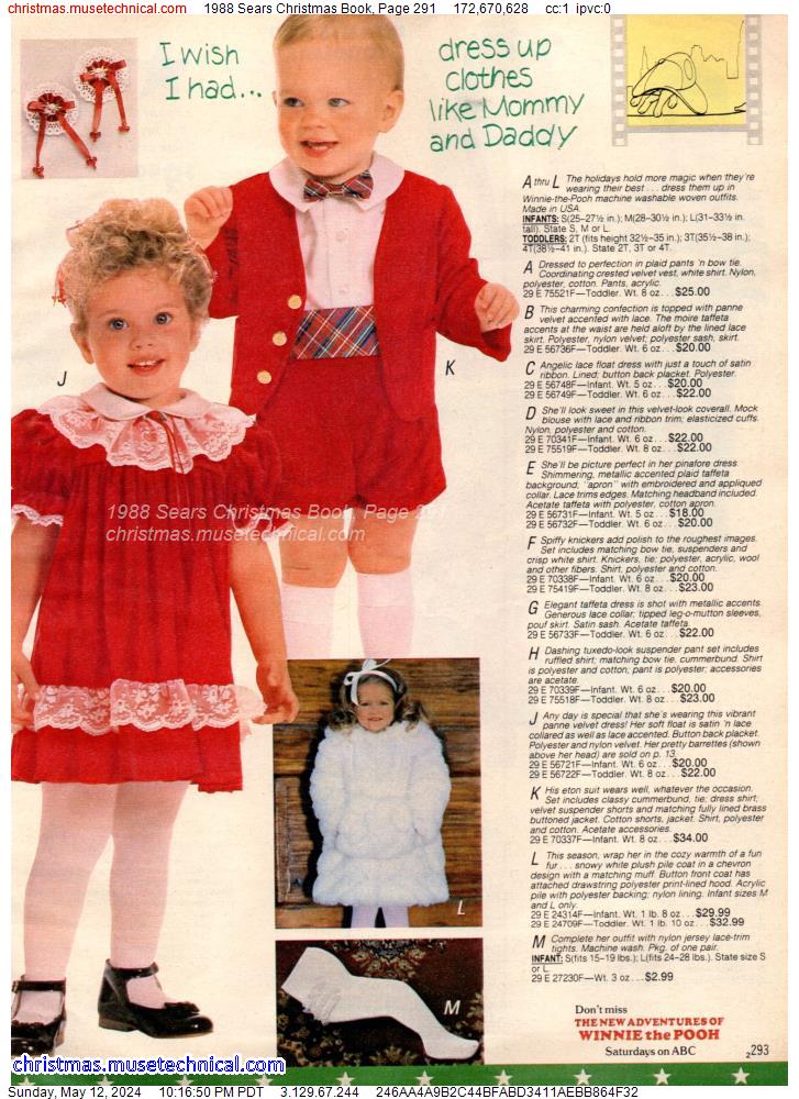 1988 Sears Christmas Book, Page 291
