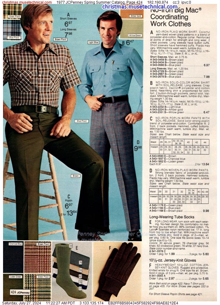 1977 JCPenney Spring Summer Catalog, Page 424
