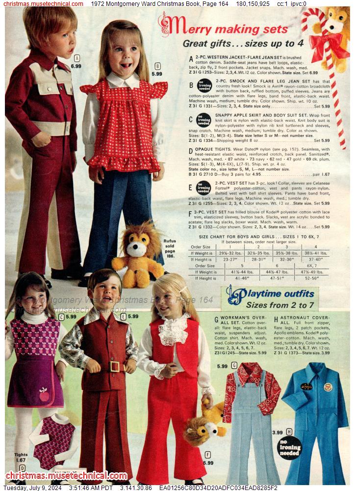 1972 Montgomery Ward Christmas Book, Page 164