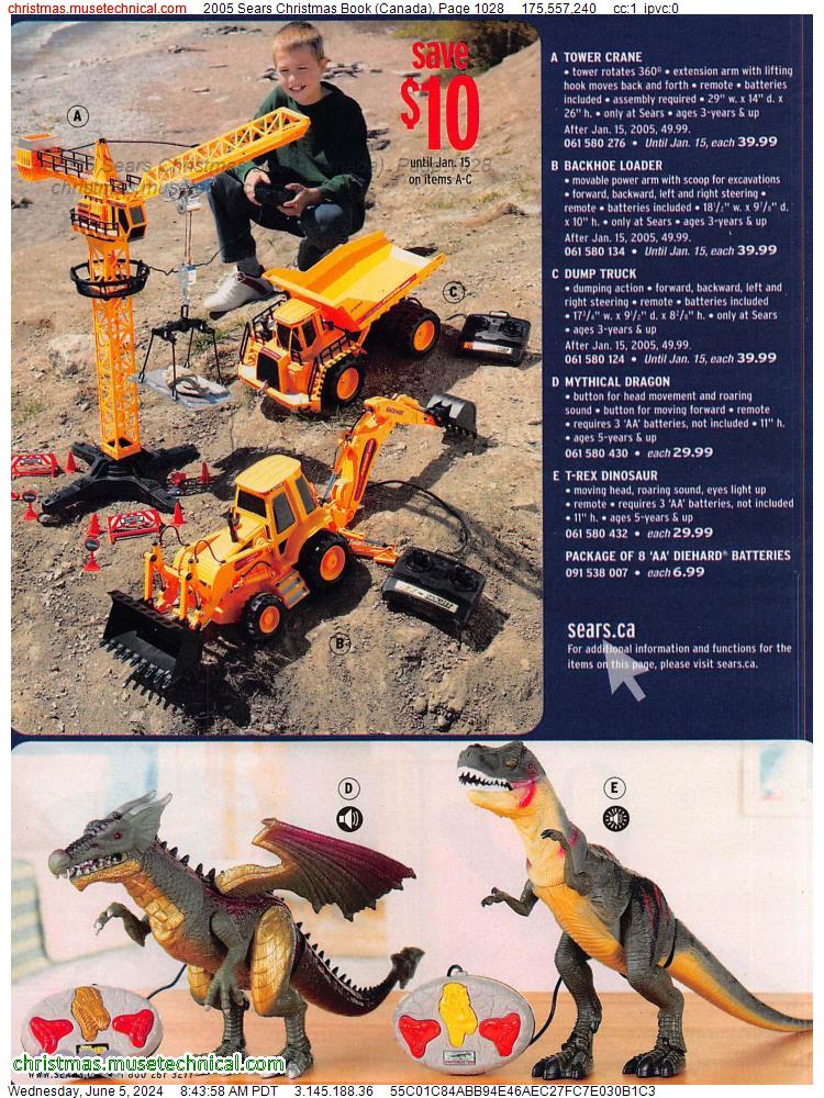2005 Sears Christmas Book (Canada), Page 1028