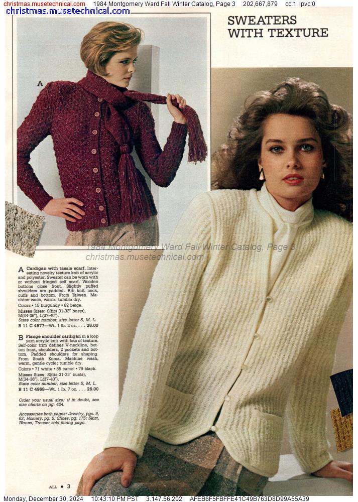 1984 Montgomery Ward Fall Winter Catalog, Page 3