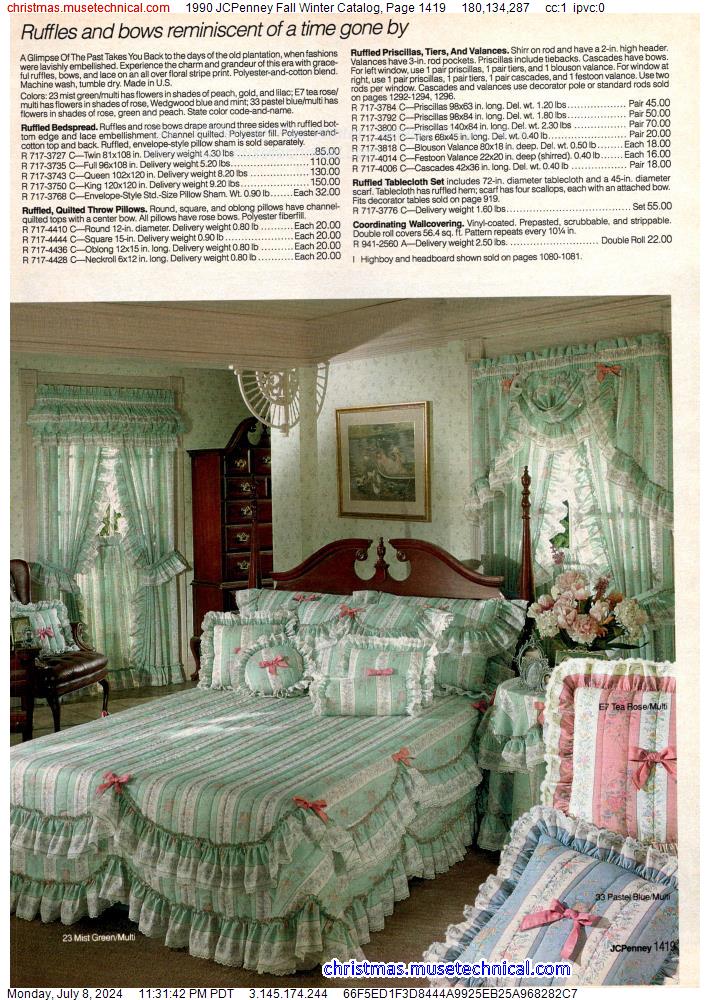 1990 JCPenney Fall Winter Catalog, Page 1419