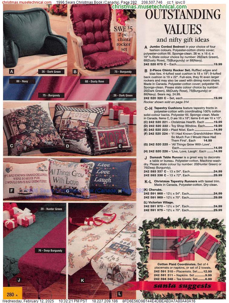 1996 Sears Christmas Book (Canada), Page 282