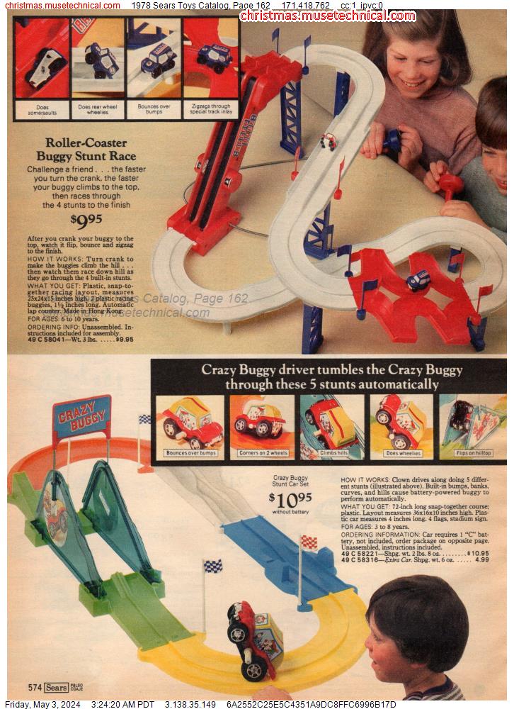 1978 Sears Toys Catalog, Page 162