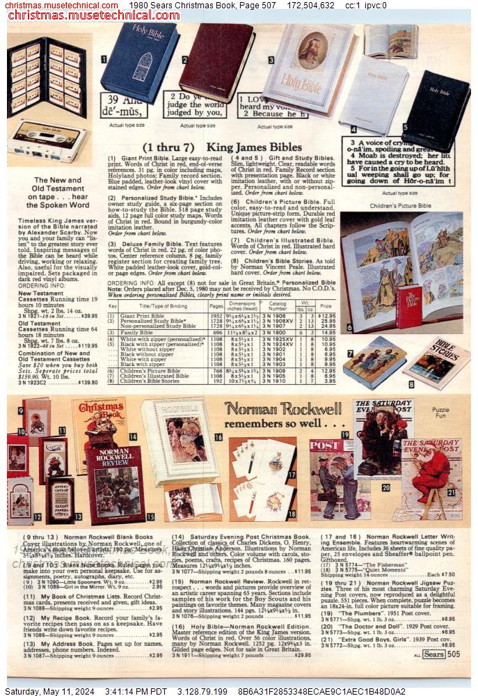 1980 Sears Christmas Book, Page 507