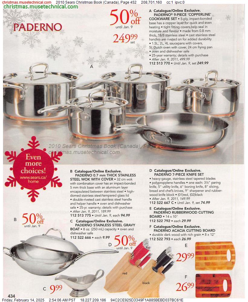 2010 Sears Christmas Book (Canada), Page 452