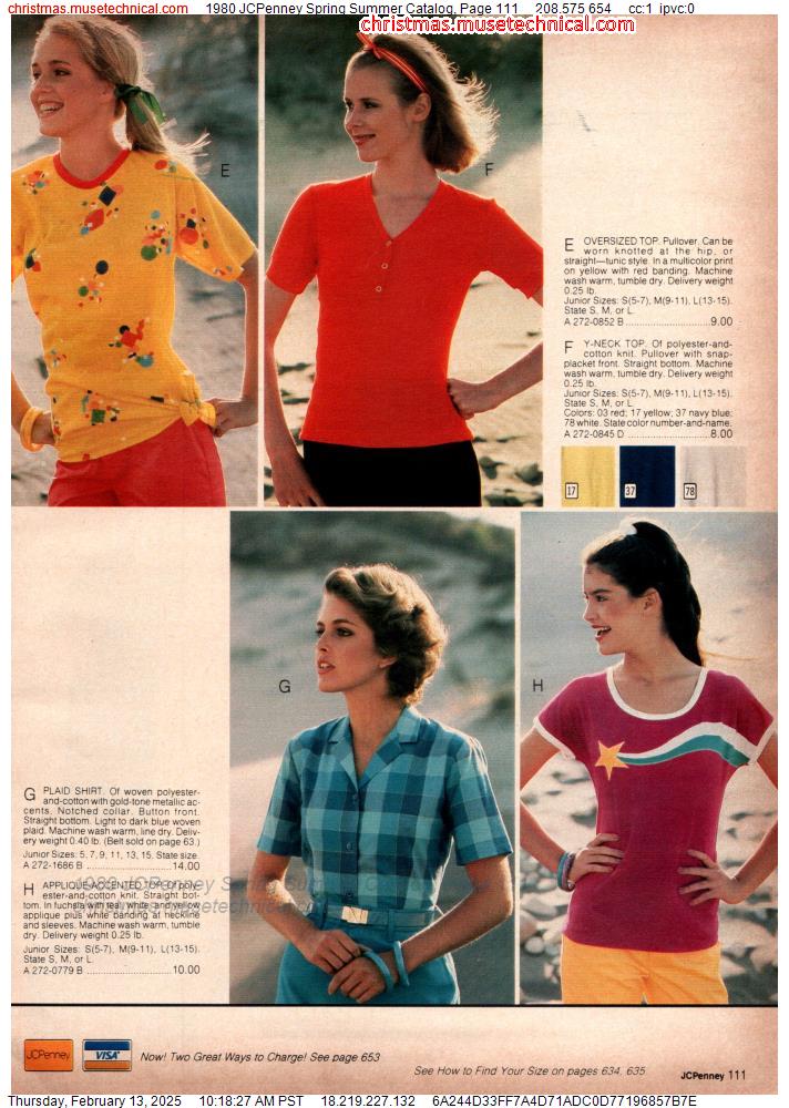 1980 JCPenney Spring Summer Catalog, Page 111