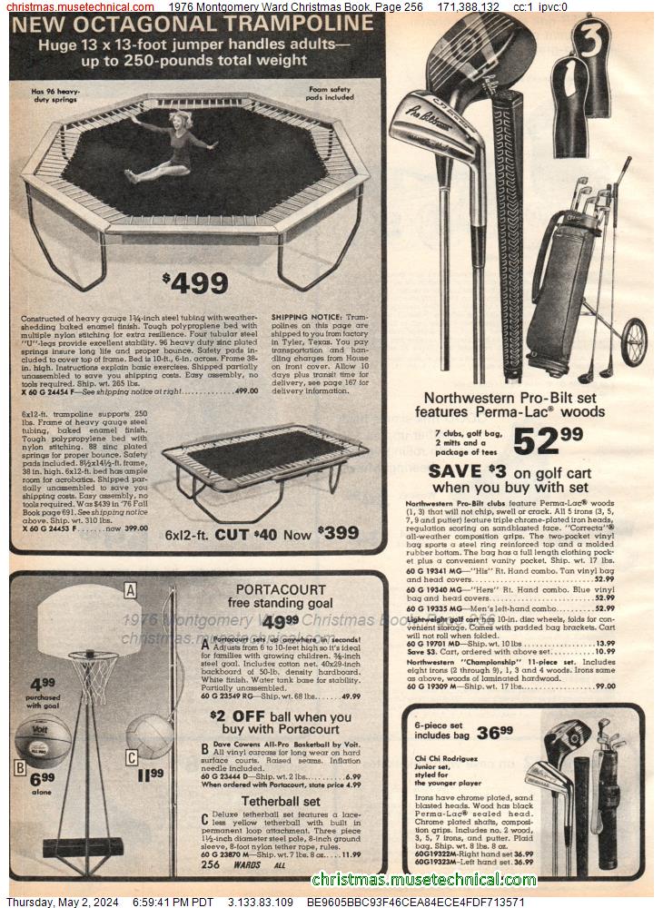 1976 Montgomery Ward Christmas Book, Page 256