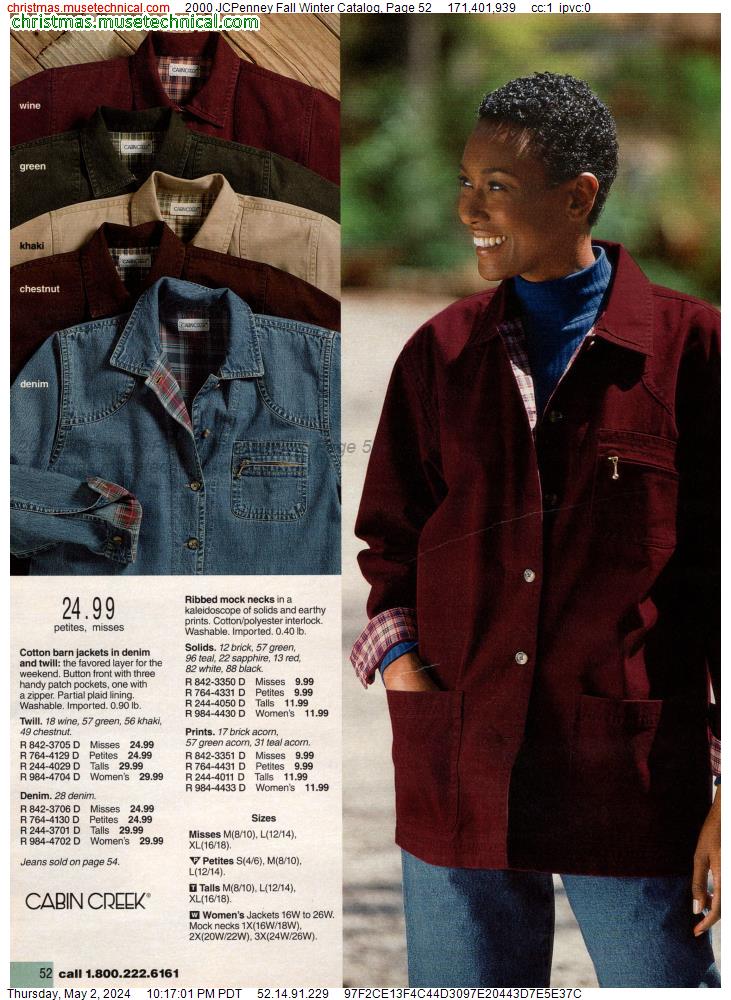 2000 JCPenney Fall Winter Catalog, Page 52