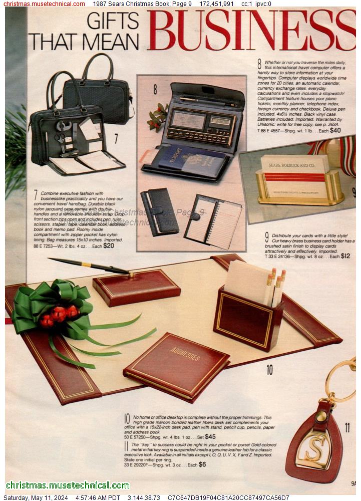 1987 Sears Christmas Book, Page 9