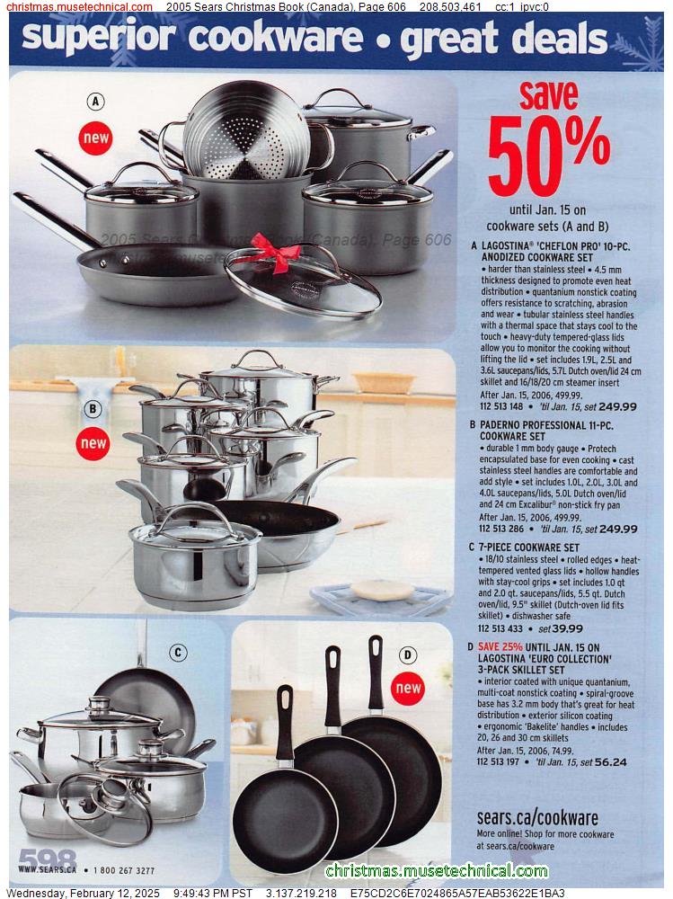 2005 Sears Christmas Book (Canada), Page 606