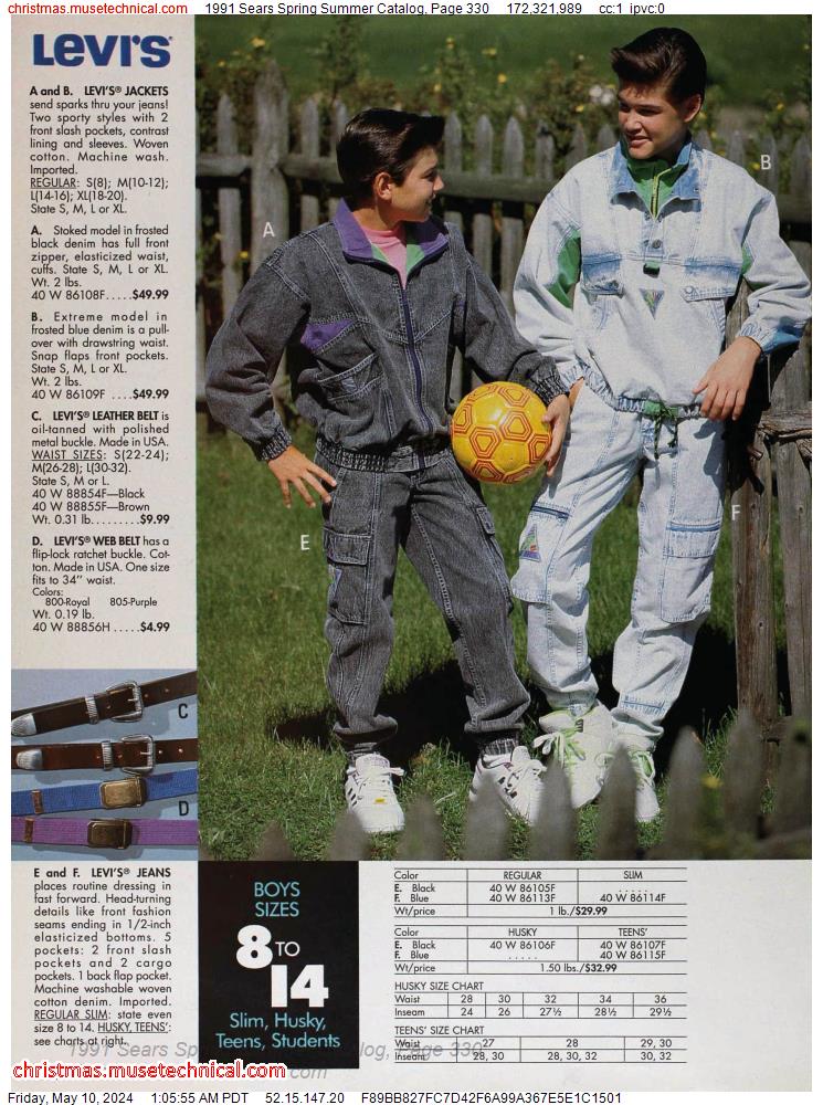 1991 Sears Spring Summer Catalog, Page 330