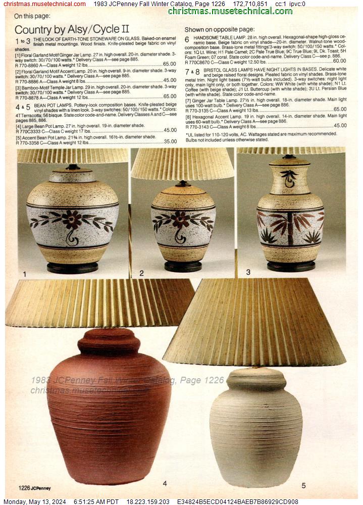 1983 JCPenney Fall Winter Catalog, Page 1226
