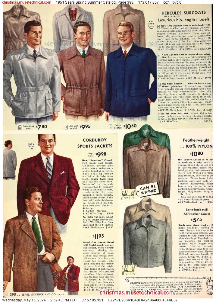 1951 Sears Spring Summer Catalog, Page 393
