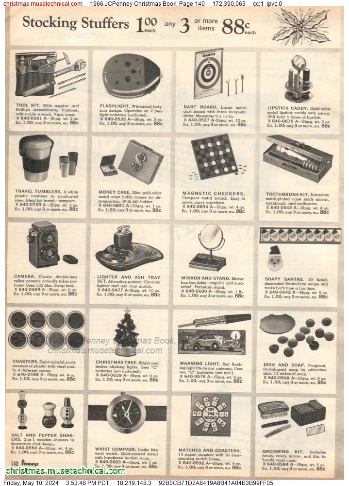 1966 JCPenney Christmas Book, Page 140