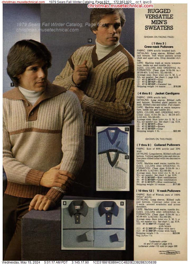 1979 Sears Fall Winter Catalog, Page 621
