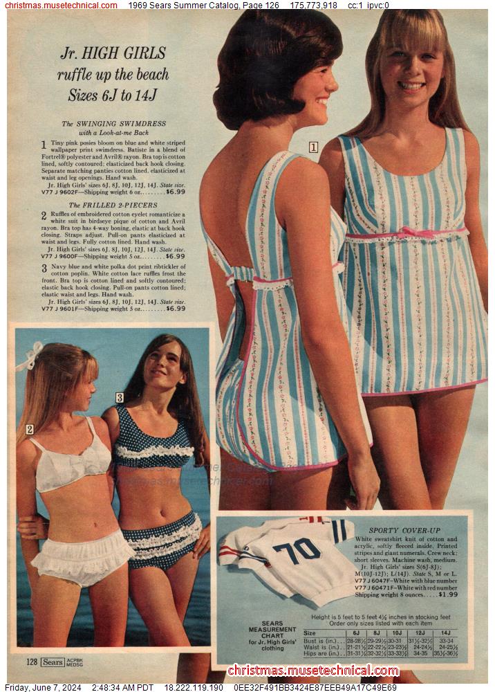 1969 Sears Summer Catalog, Page 126